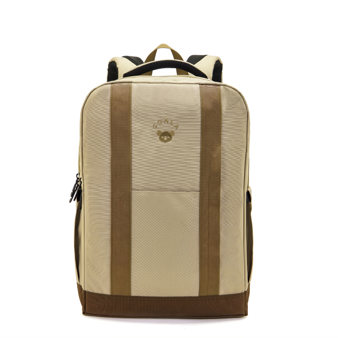 CoalaKids School Bag - DEX3 Backpack (XL) - Khaki/Brown