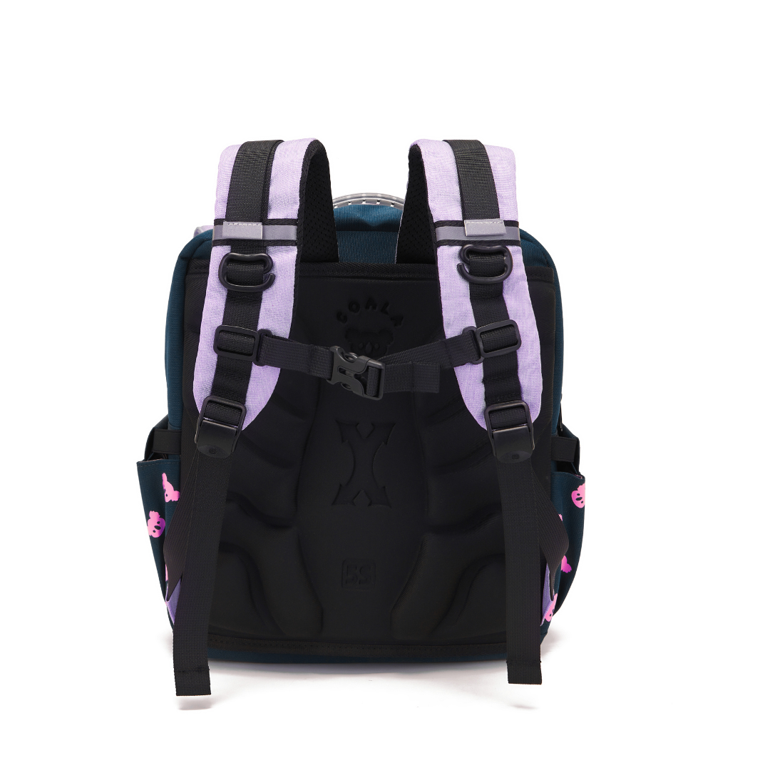 CoalaKids School Bag - Gibb Spine-Care (M) - Purple/Pink