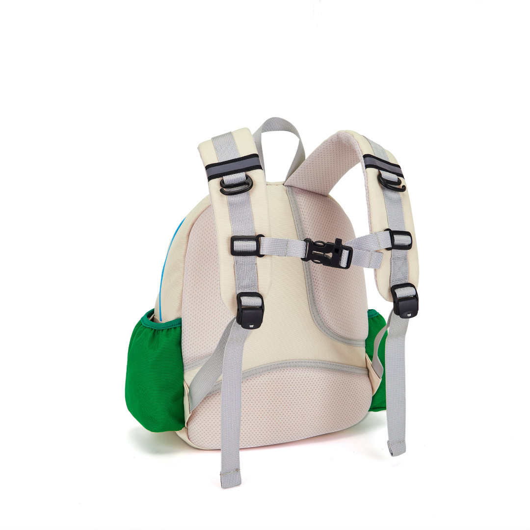 CoalaKids School Bag - Pockie Lite (XS) - Beige/Green