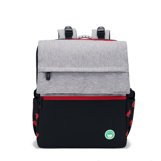 CoalaKids School Bag - Gibb Spine-Care (M) - Black/Red