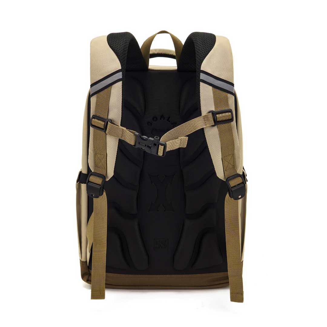 CoalaKids School Bag - DEX3 Backpack (XL) - Khaki/Brown
