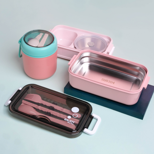 Stackable Lunchbox (with Stainless steel Bowl)