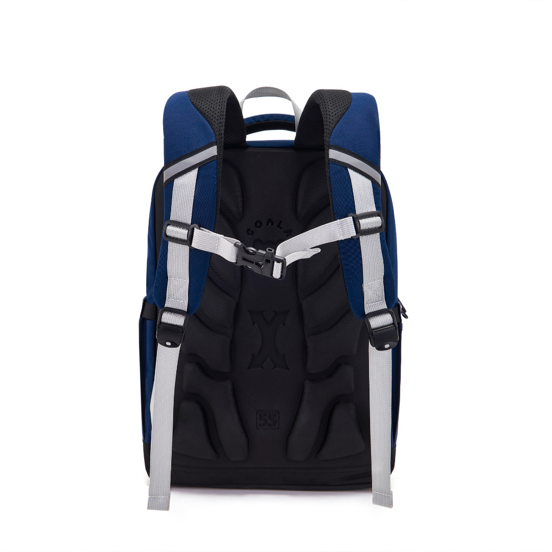 [PRE-ORDER] - CoalaKids School Bag - DEX3 Backpack (XL) - Grey/Blue